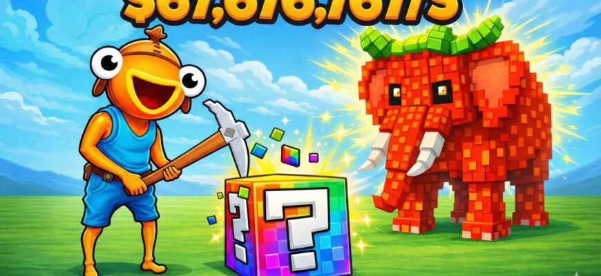 Все брейнроты в Break a Lucky Block в Roblox