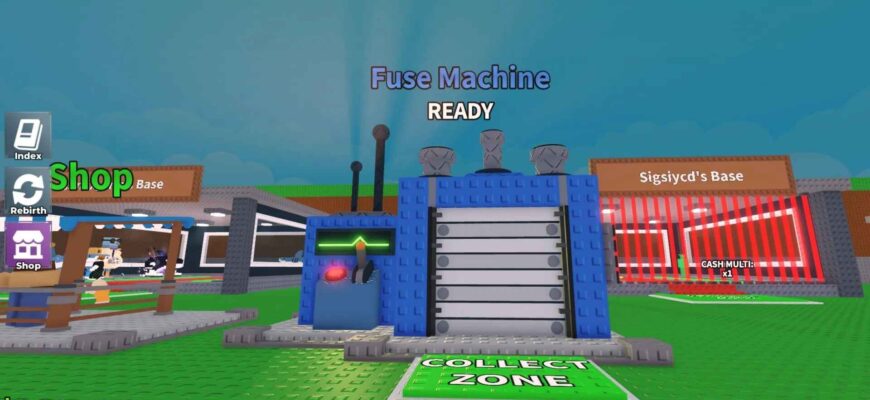 Машина слияния в Steal a Brainrot в Roblox
