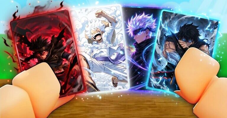 Все коды для Anime Card Farm в Roblox