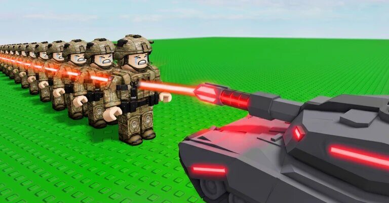 Все коды для Mini War в Roblox
