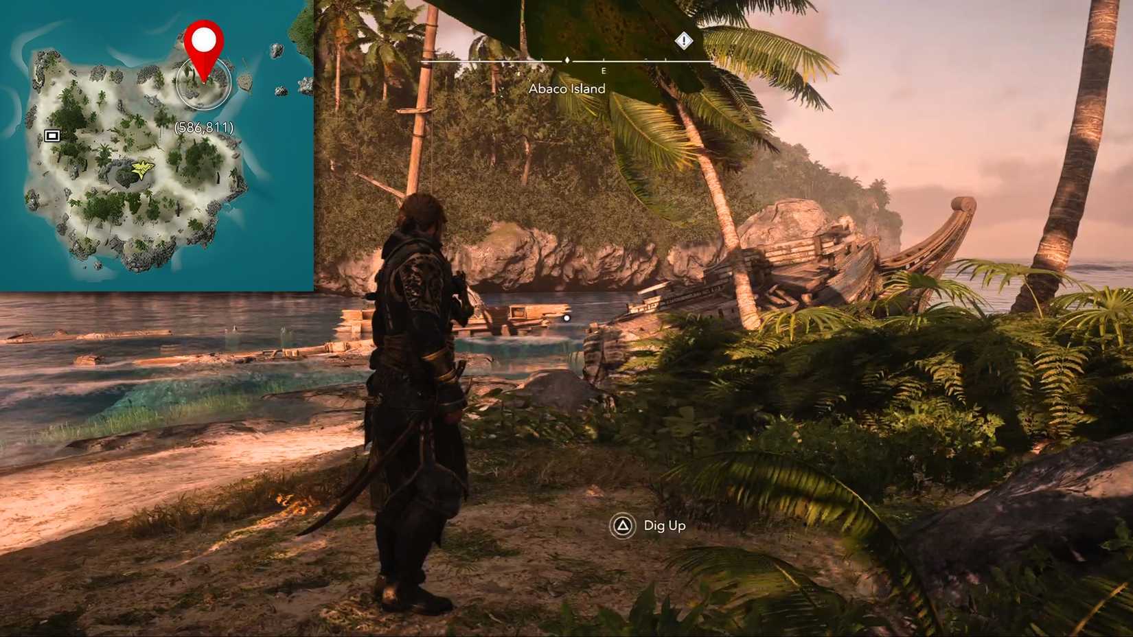Assassin's Creed Black Flag Resynced: карта сокровищ острова Абако (решение и награды) Assassin's Creed Black Flag Resynced: карта сокровищ острова Абако (решение и награды)