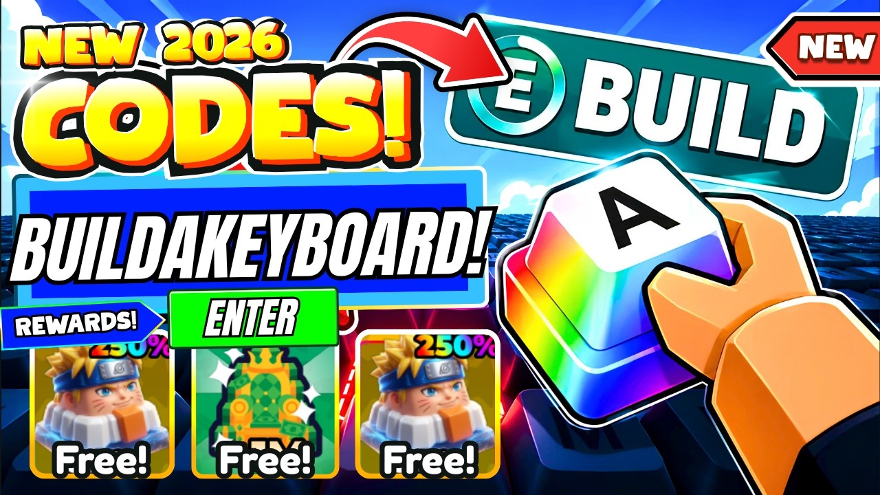 Все коды для Build A Keyboard в Roblox Все коды для Build A Keyboard в Roblox