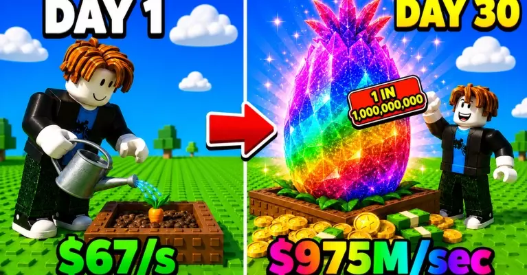Все коды для Grow It RNG в Roblox