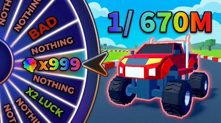Все коды для Spin a Car в Roblox