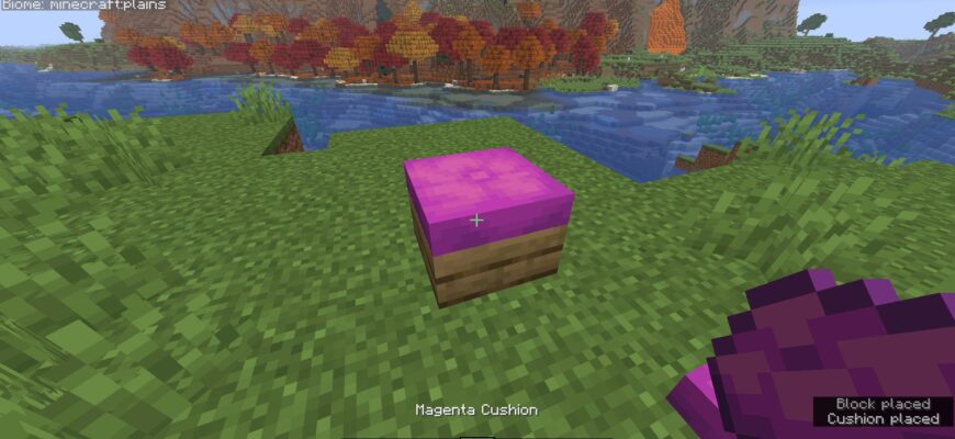 Подушка в Minecraft: как сидеть в Майнкрафте