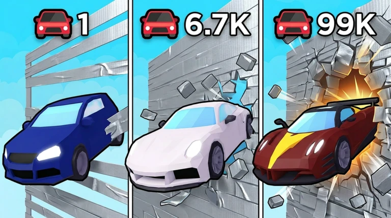 Все коды для Cars vs Tape в Roblox Все коды для Cars vs Tape в Roblox