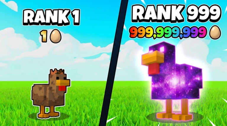 Все коды для Chicken Farm в Roblox