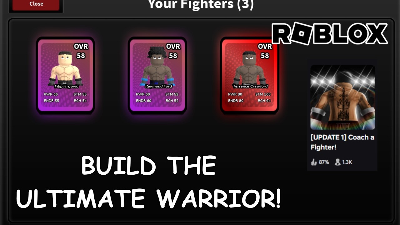 Все коды для Coach a Fighter в Roblox Все коды для Coach a Fighter в Roblox