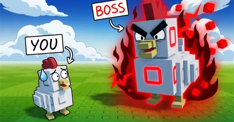 Все коды для Grow a Chicken Fighter в Roblox