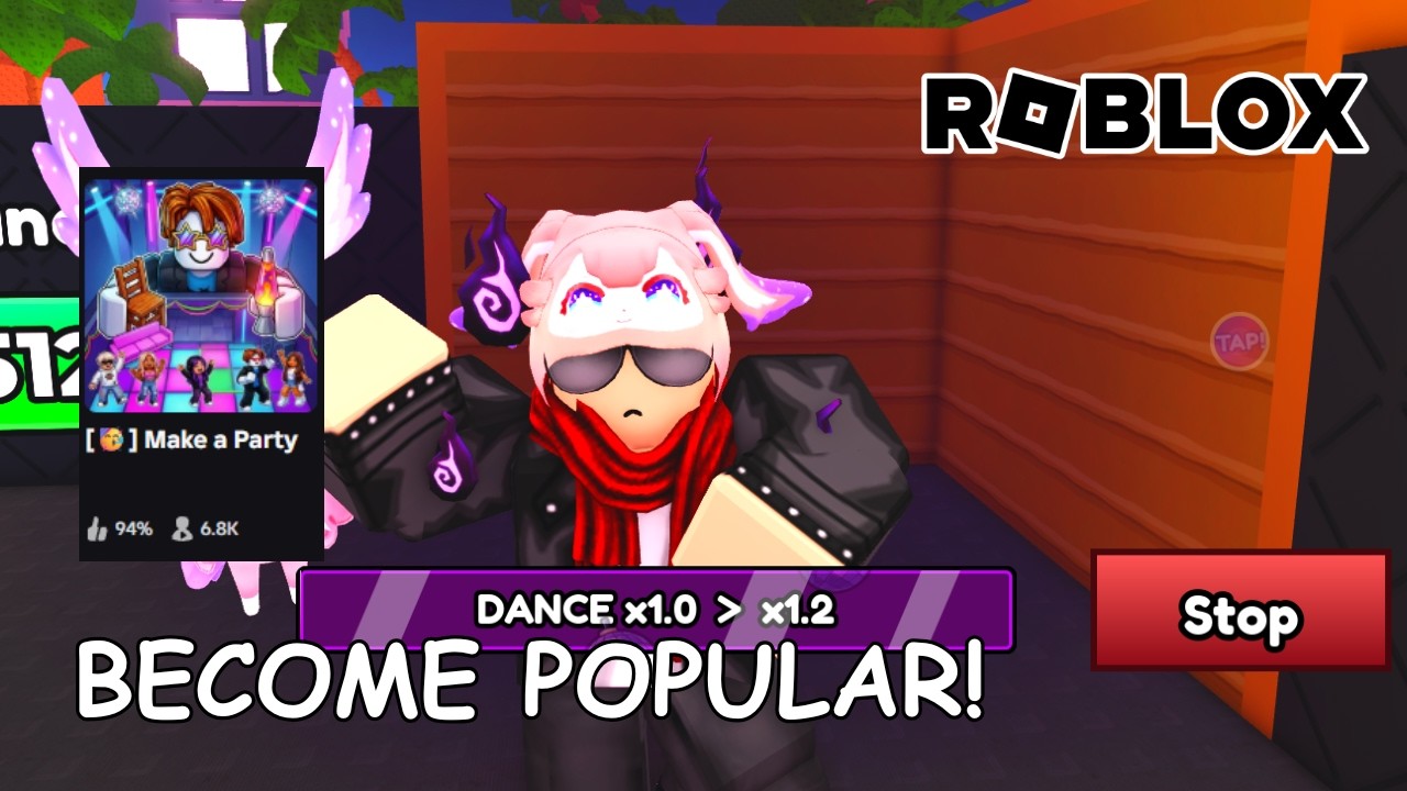 Все коды для Make a Party в Roblox
