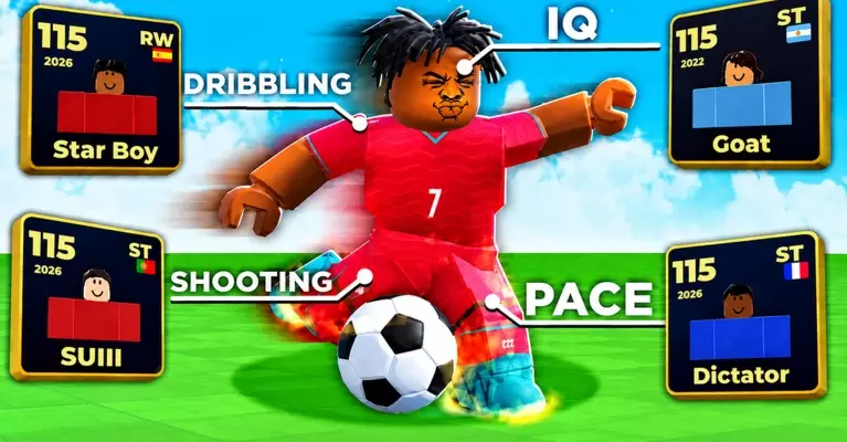 Все коды для Make Soccer Players в Roblox