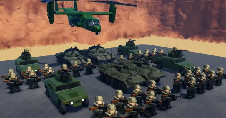 Все коды для Military Army Tycoon в Roblox