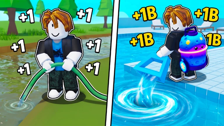 Все коды для +1 Drain Water Per Click в Roblox Все коды для +1 Drain Water Per Click в Roblox