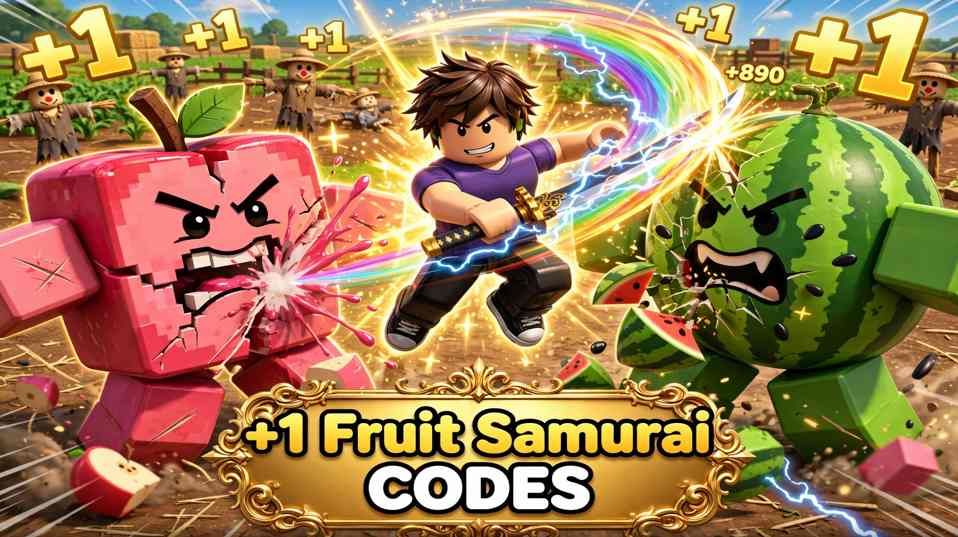Все коды для +1 Fruit Samurai в Roblox Все коды для +1 Fruit Samurai в Roblox