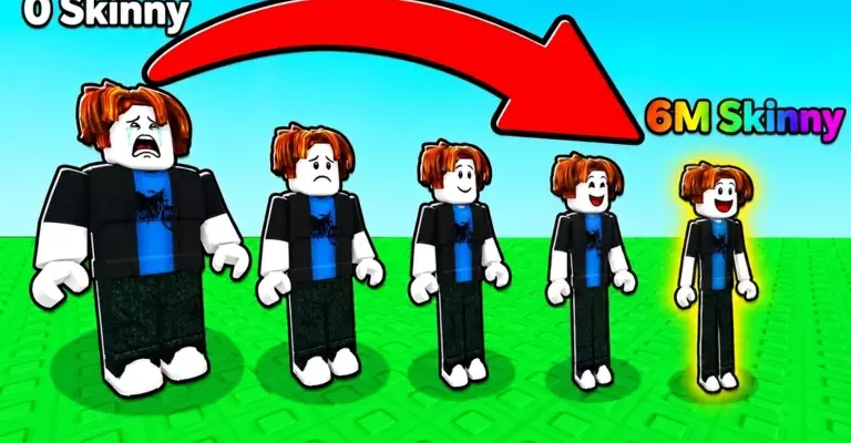 Все коды для +1 Skinny Per Step в Roblox