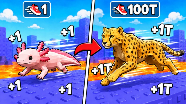 Все коды для +1 Speed Evolve в Roblox