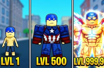Все коды для +1 Superhero Evolution в Roblox