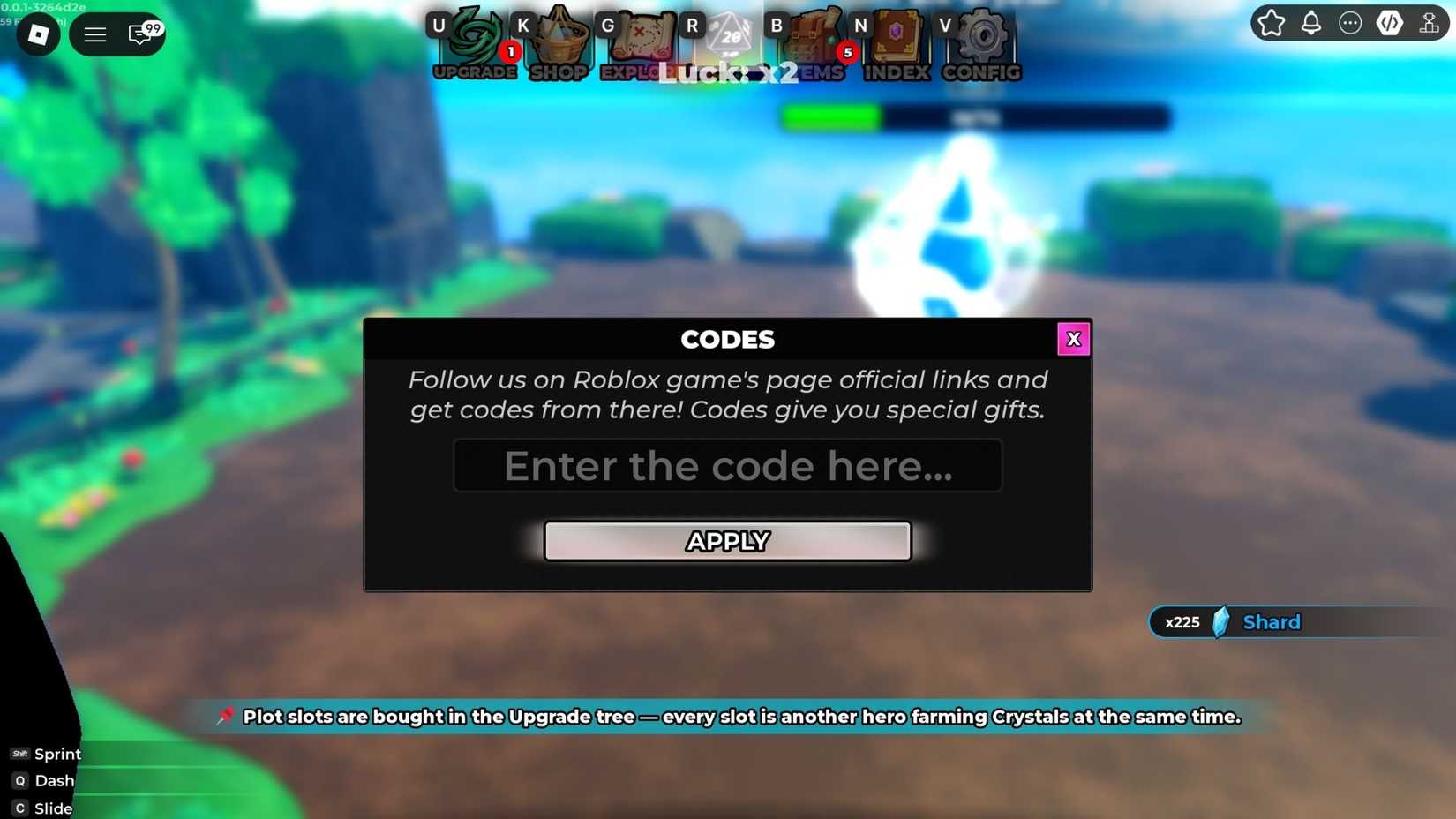 Все коды для Project Aura в Roblox