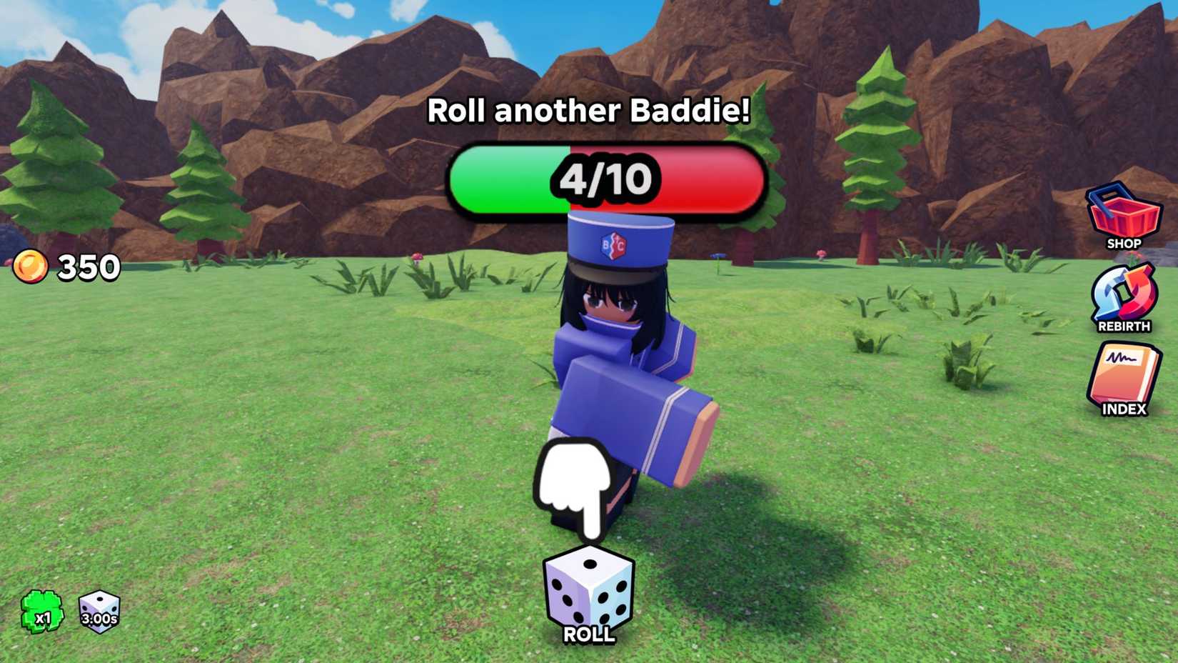 Все коды для Anime Baddie RNG в Roblox
