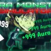 Все коды для Aura Monster Simulator в Roblox