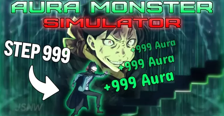 Все коды для Aura Monster Simulator в Roblox