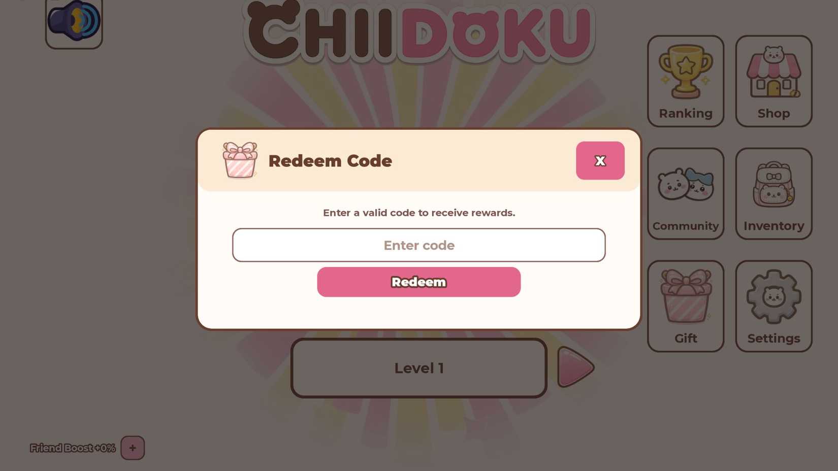 Все коды для Chiidoku в Roblox Все коды для Chiidoku в Roblox
