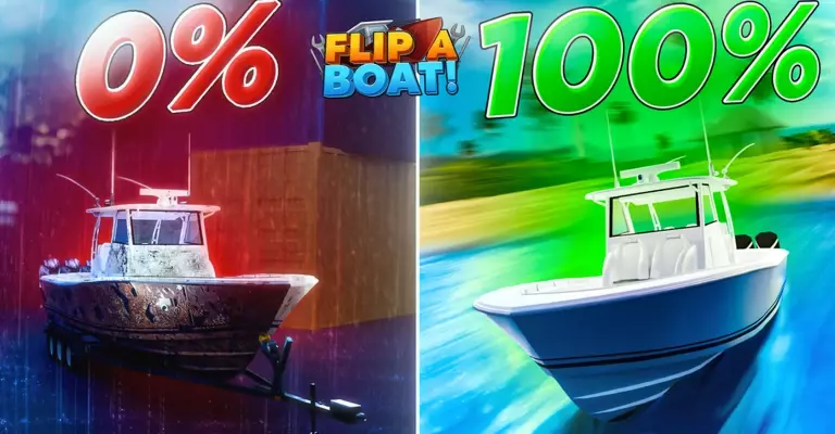 Все коды для Flip a Boat в Roblox