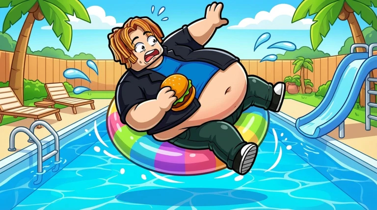 Все коды для Get Fat to Splash в Roblox