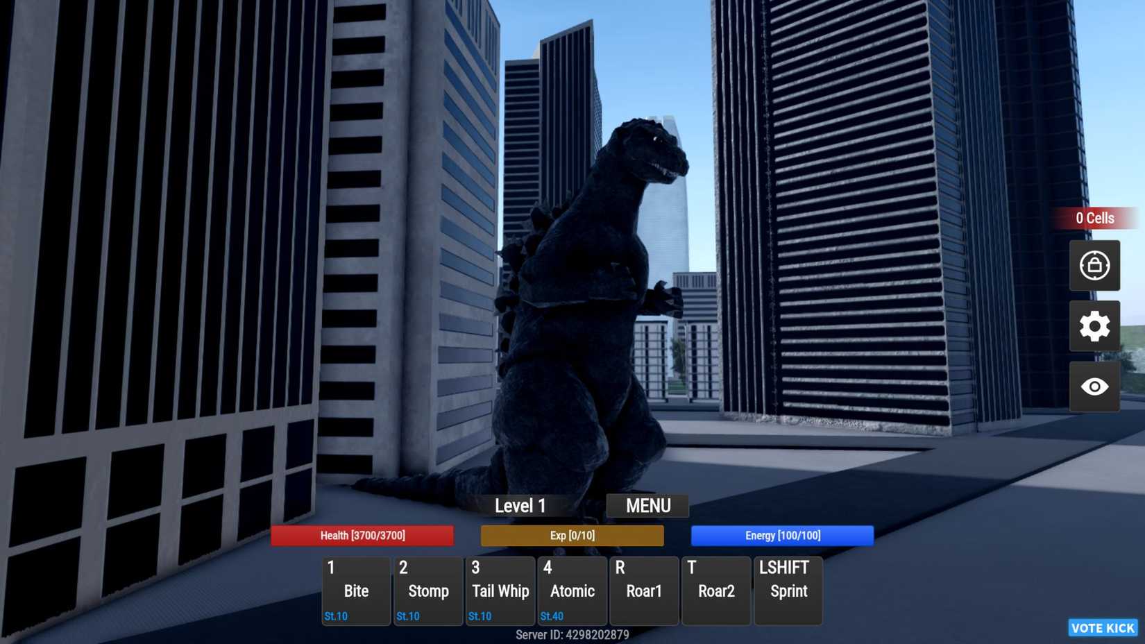 Все коды для Kaiju Alpha в Roblox