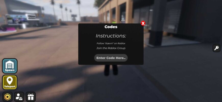 Все коды для LA Rideout в Roblox