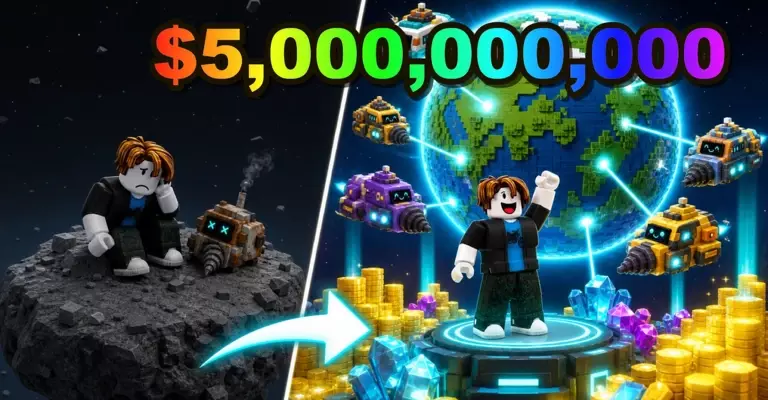 Все коды для Mine a Planet в Roblox