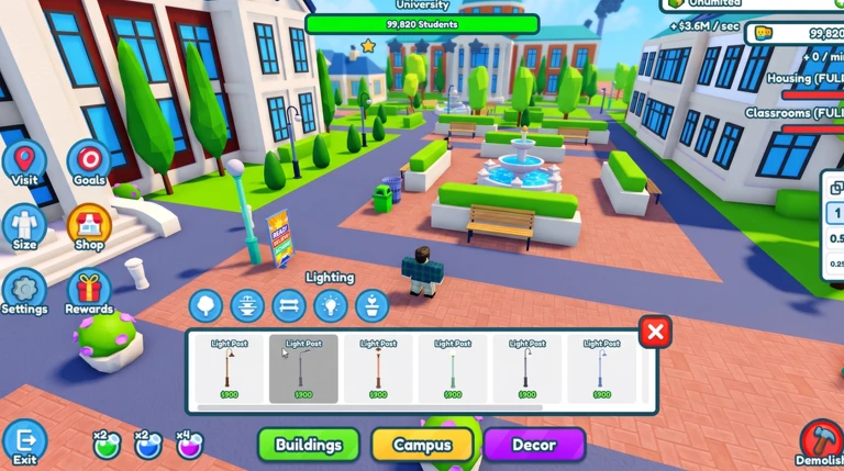 Все коды для My University в Roblox Все коды для My University в Roblox