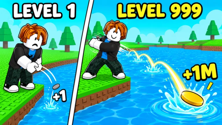 Все коды для +1 Stone Skipping в Roblox Все коды для +1 Stone Skipping в Roblox