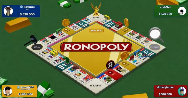 Все коды для Ronopoly в Roblox