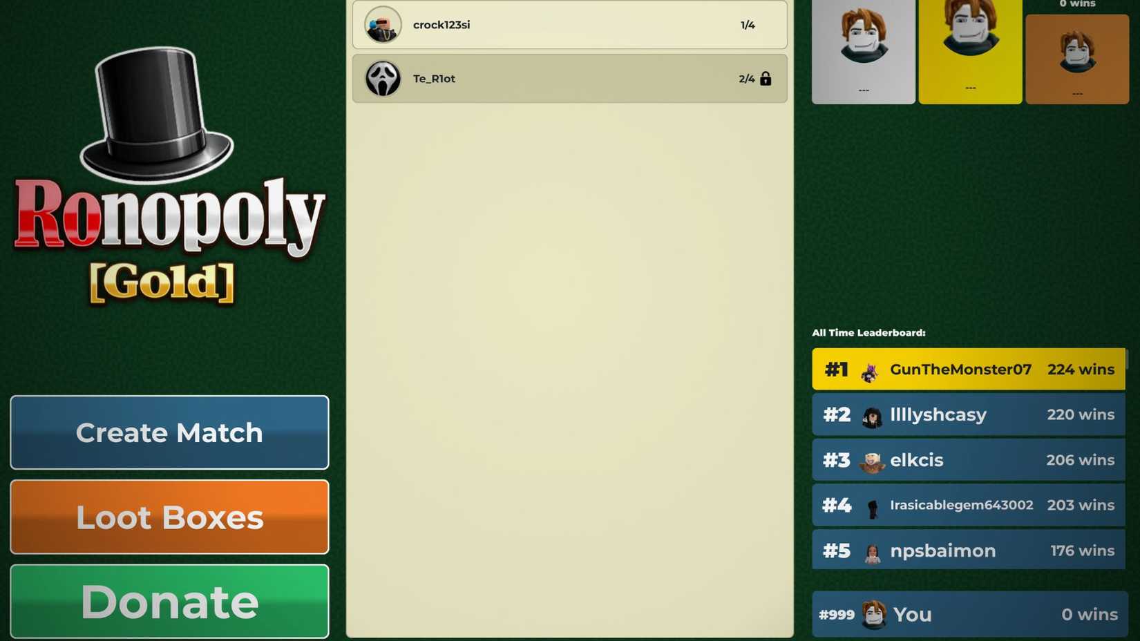 Все коды для Ronopoly в Roblox