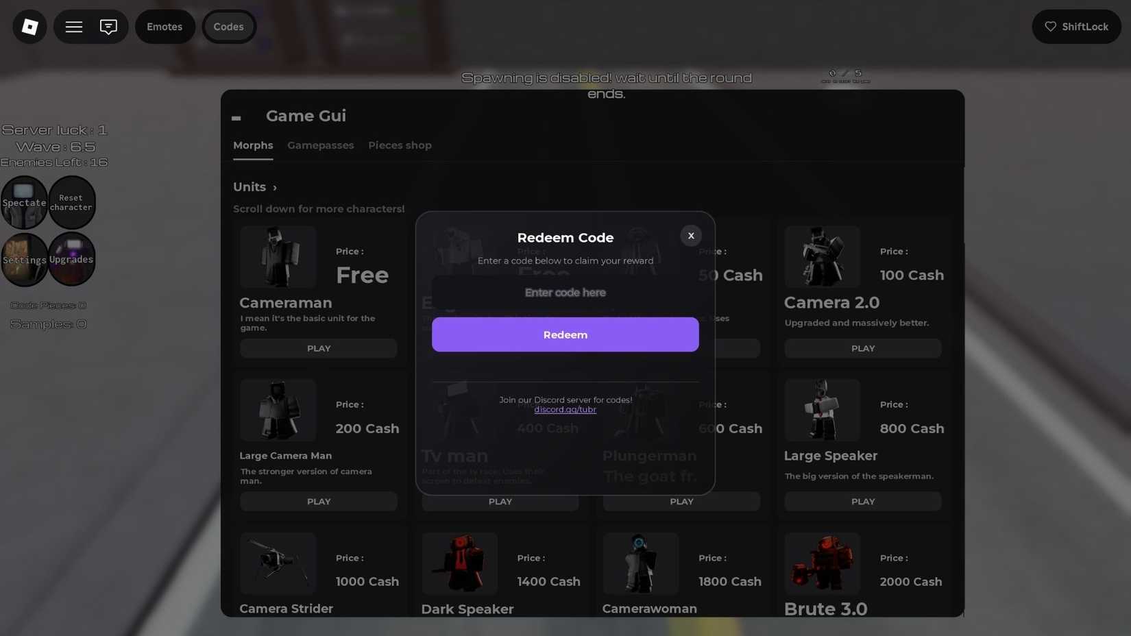 Все коды для Titans Ultra Boss Rush в Roblox Все коды для Titans Ultra Boss Rush в Roblox