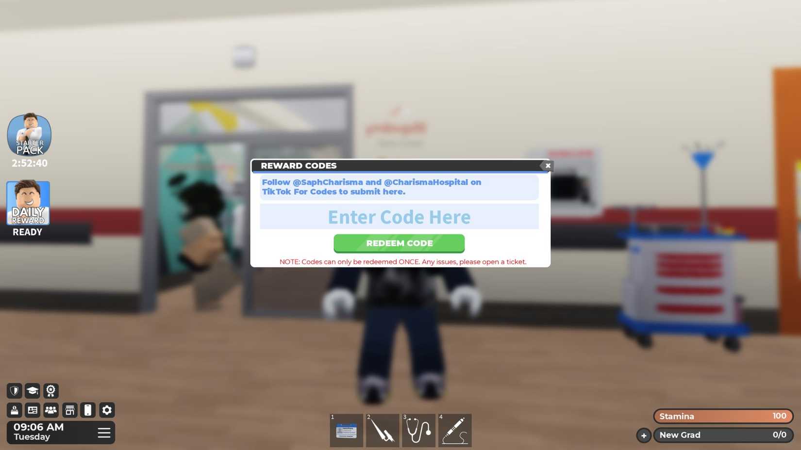 Все коды для Charisma Hospital Medical Simulator в Roblox Все коды для Charisma Hospital Medical Simulator в Roblox