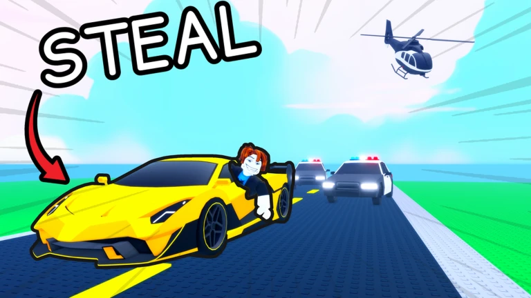 Все коды для Escape Police to STEAL a Car в Roblox
