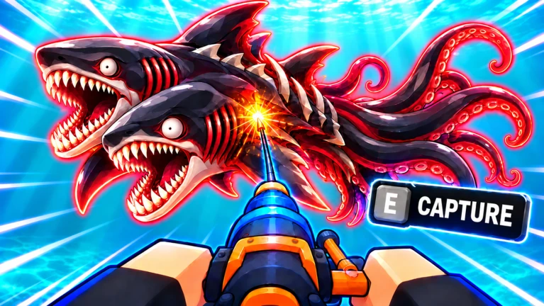 Все коды для Harpoon a Fish в Roblox