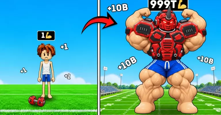 Все коды для +1 Tackle Evolution в Roblox