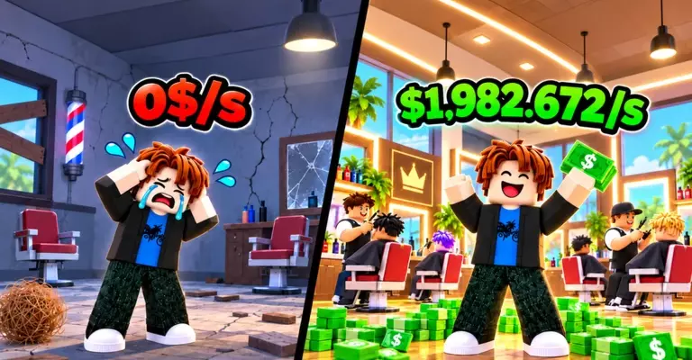 Все коды для Roll a Barber RNG в Roblox